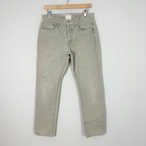 Sid Mashburn Light Beige 5-Pocket Jeans Size 33 x 32 (Actual 31 x 30) Men's